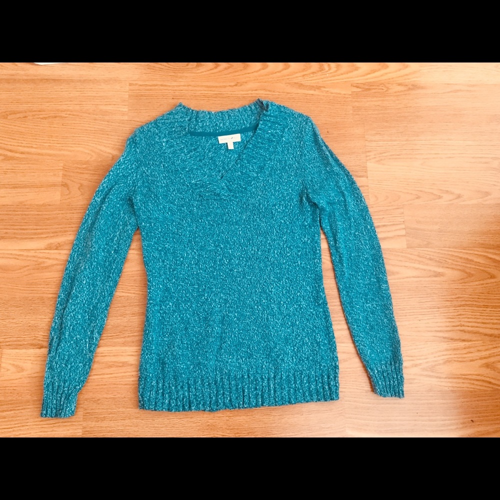 It’s a v neck sweatshirt